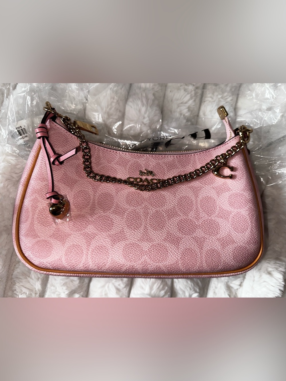 COACH powder Pink bag in TERI